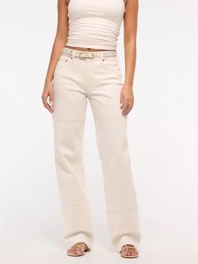 A&F Low Rise Baggy Jean